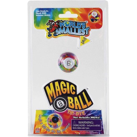 WORLDS SMALLEST World's Smallest Magic 8 Ball Tie Dye 5140